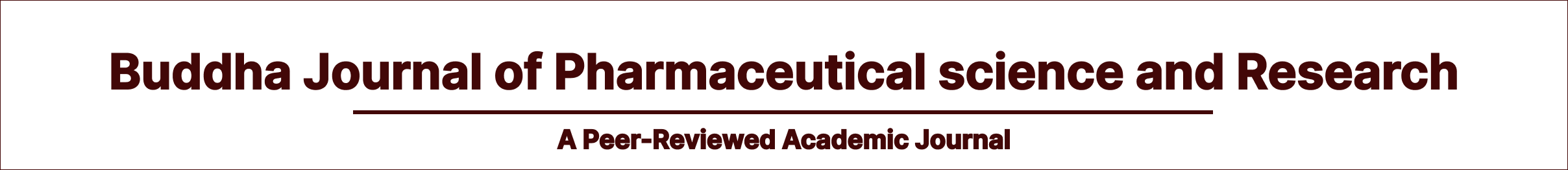 Buddha Journal of Social Sciences and Technology